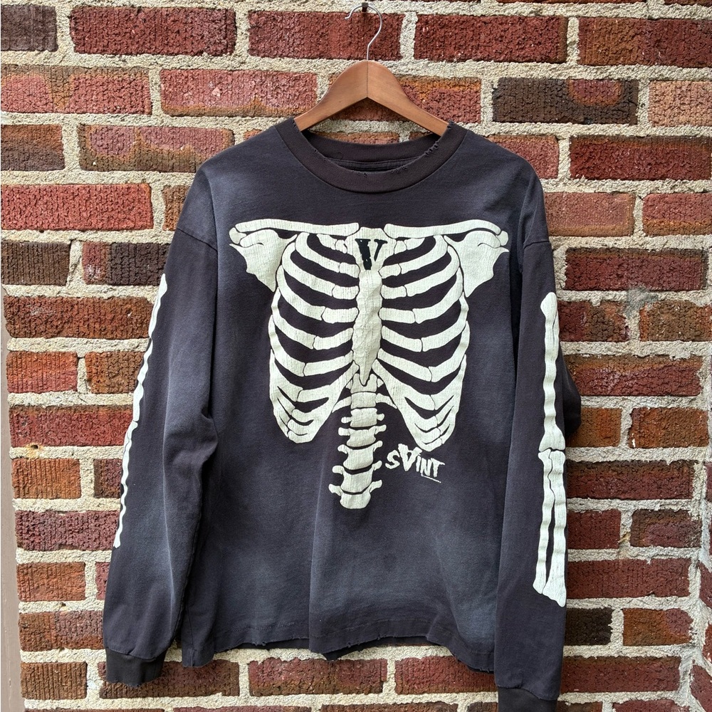 Skeleton Graphic Long Sleeve Tee